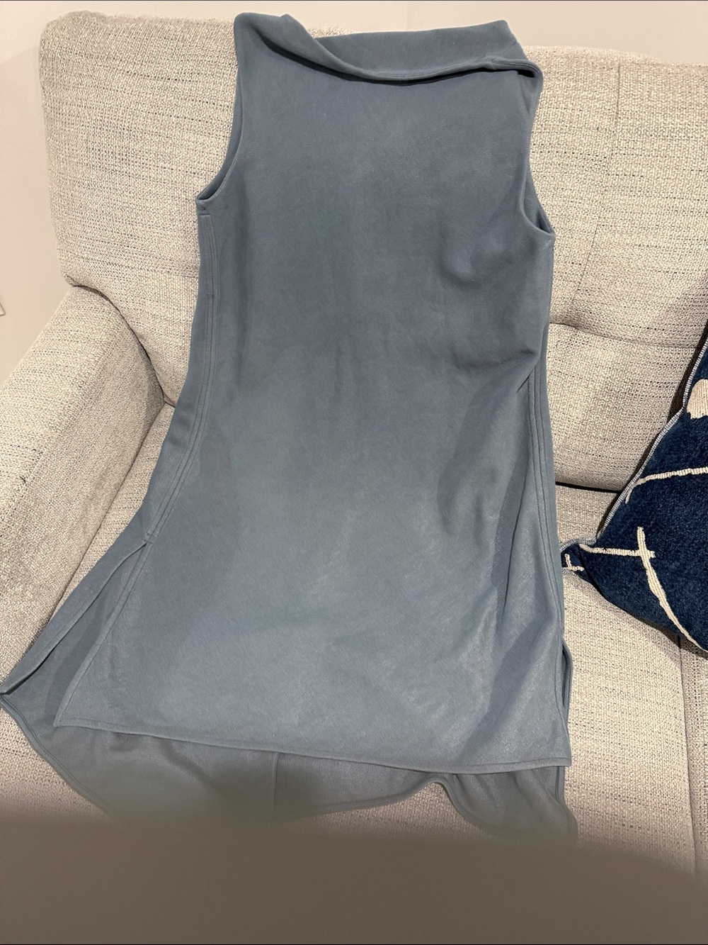 COS Sleeveless Tunic in Slate Blue-Grey